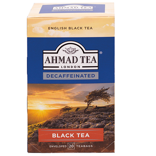 Ahmad Decaf Black Tea - czarna herbata bezkofeinowa 20 saszetek