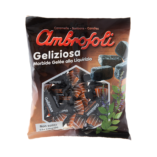 Ambrosoli Geliziosa Liquirizia - cukierki o smaku lukrecji 120g