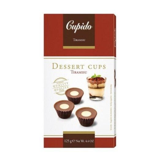 Cupido Dessert Cups - czekoladki tiramisu 125 g